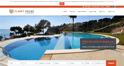 Desktop Screenshot of planetvillas.com